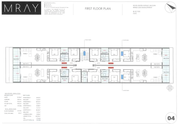 Floorplan of Homely land listing, 66 Lemon Avenue, Mildura VIC 3500
