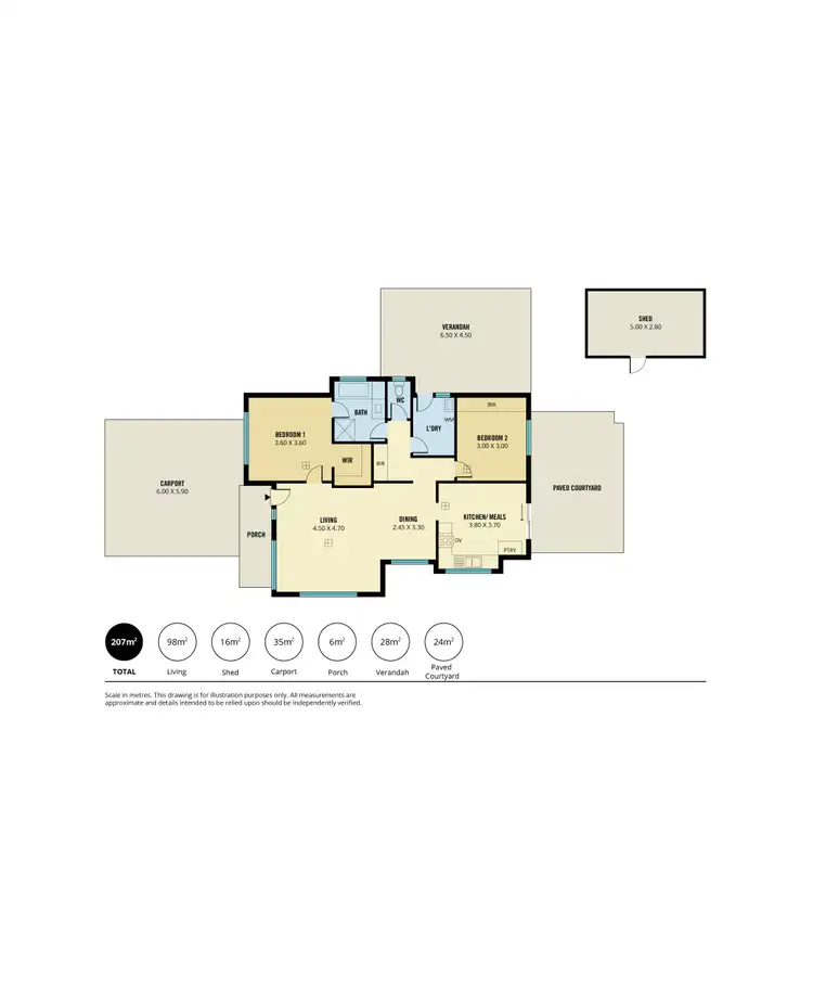Floorplan of Homely house listing, 13 Ridgefield Close, Aberfoyle Park SA 5159