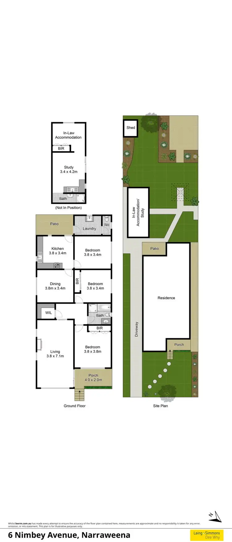 Floorplan of Homely house listing, 6 Nimbey Avenue, Narraweena NSW 2099