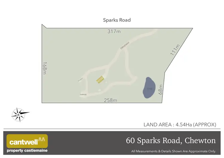 Floorplan of Homely house listing, 60 Sparks Road, Chewton VIC 3451