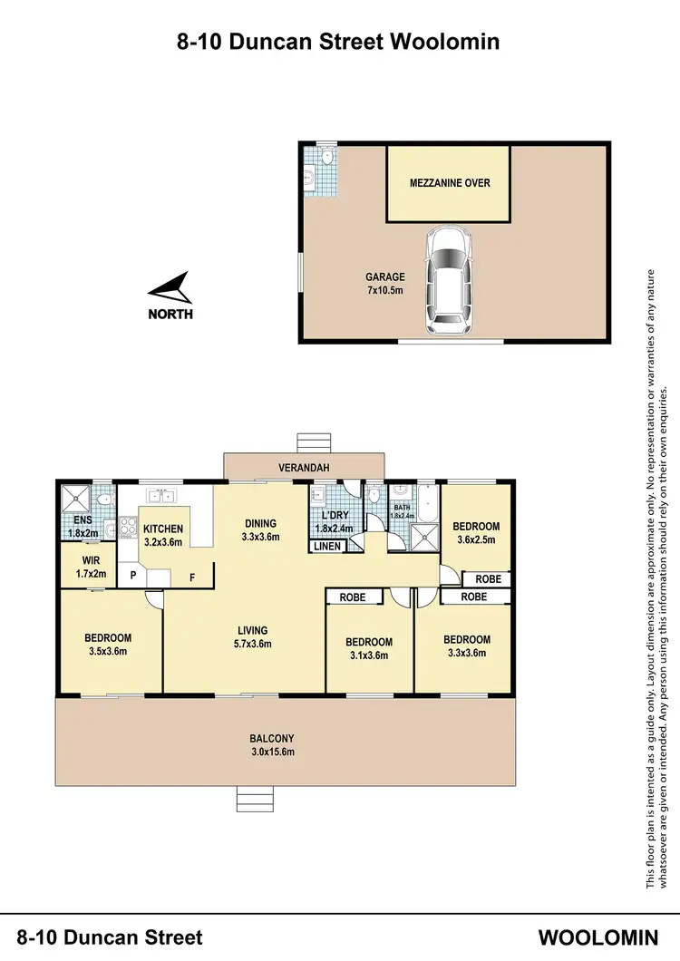 Floorplan of Homely house listing, 8 - 10 Duncan Street, Woolomin NSW 2340