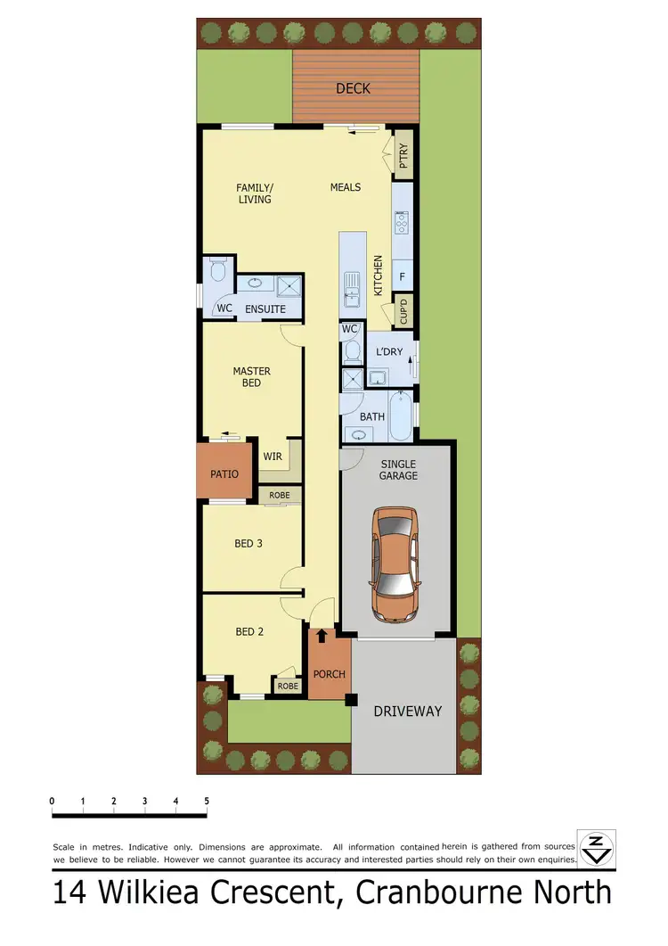 Floorplan of Homely house listing, 14 Wilkiea Crescent, Cranbourne North VIC 3977