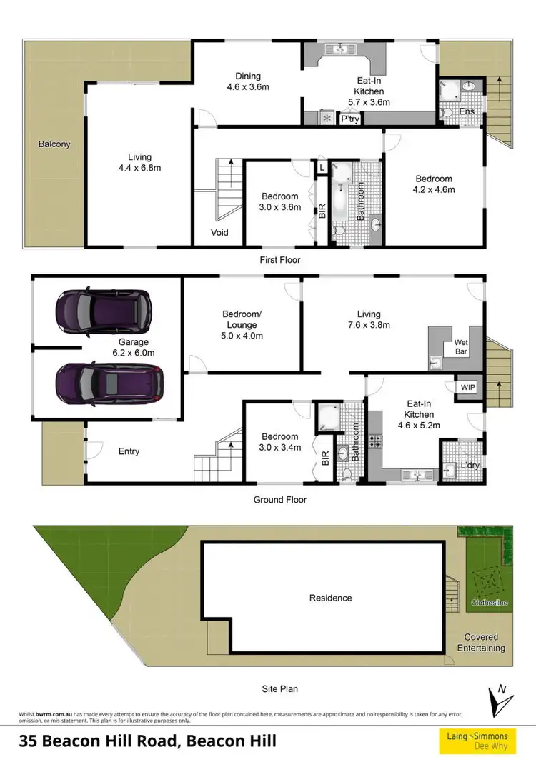 Floorplan of Homely house listing, 35 Beacon Hill Road, Beacon Hill NSW 2100