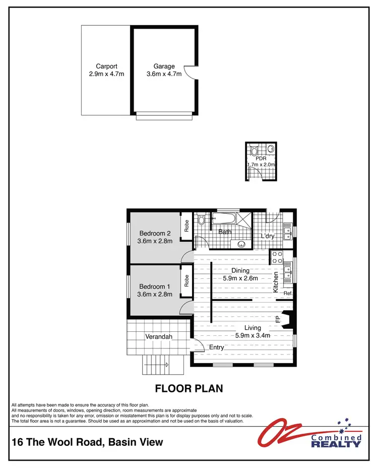 Floorplan of Homely house listing, 16 The Wool Road, Basin View NSW 2540