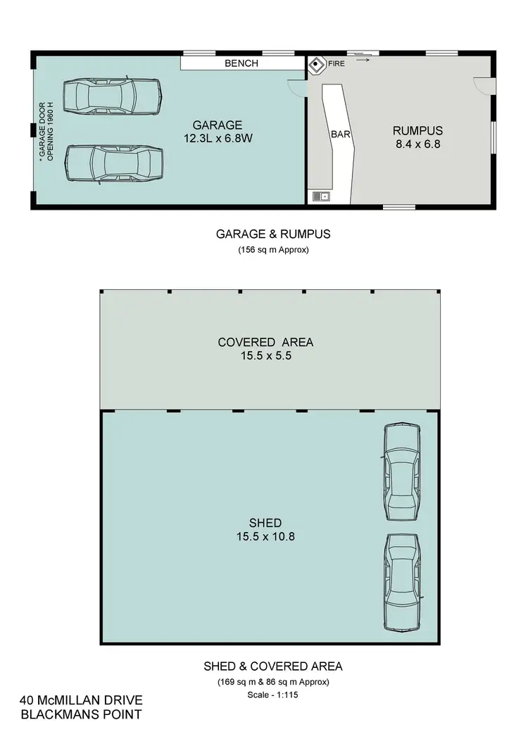 Floorplan of Homely rural property listing, 40 McMillan Drive, Blackmans Point NSW 2444