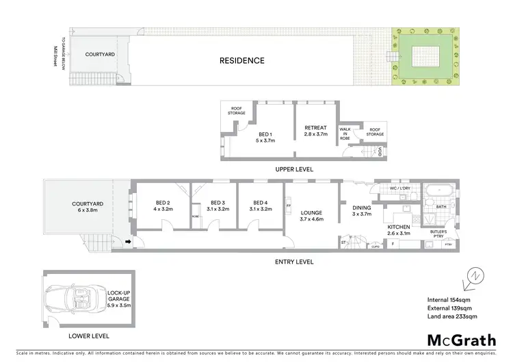 Floorplan of Homely semi-detached listing, 27 Mill Street, Carlton NSW 2218