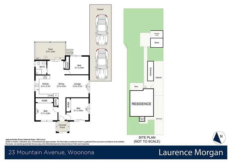 Floorplan of Homely house listing, 23 Mountain Ave, Woonona NSW 2517
