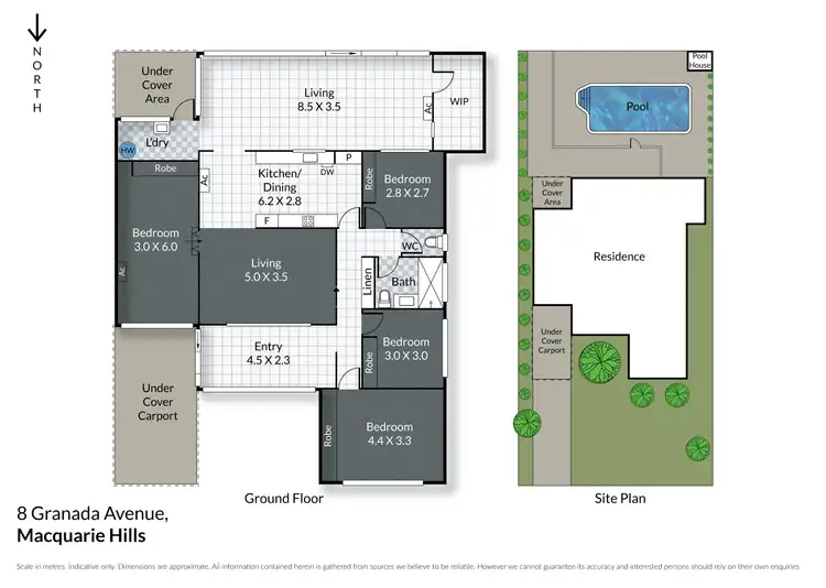Floorplan of Homely house listing, 8 Granada Avenue, Macquarie Hills NSW 2285