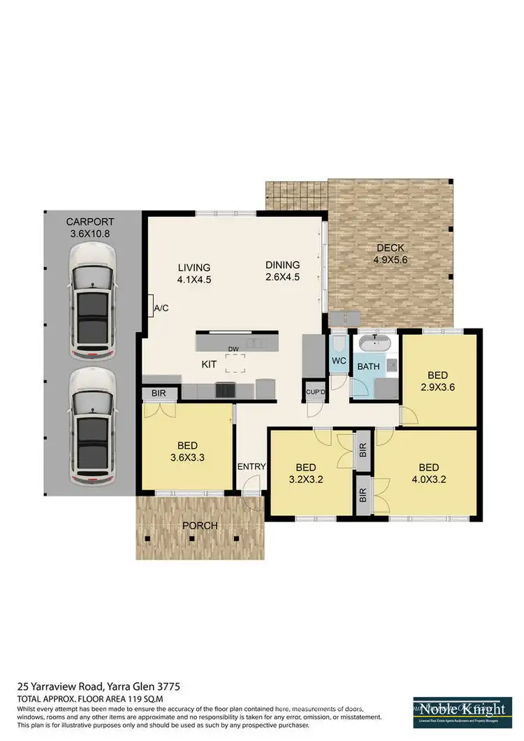 Floorplan of Homely house listing, 25 Yarraview Road, Yarra Glen VIC 3775
