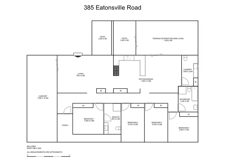 Floorplan of Homely house listing, 385 Eatonsville Road, Eatonsville NSW 2460