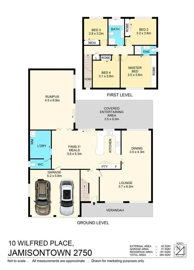 Floorplan of Homely house listing, 10 Wilfred Place, Jamisontown NSW 2750