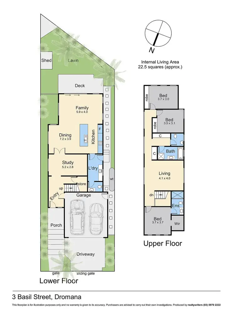 Floorplan of Homely house listing, 3 Basil Street, Dromana VIC 3936