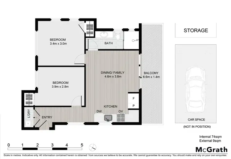 Floorplan of Homely apartment listing, 302/33 Jersey Parade, Carnegie VIC 3163