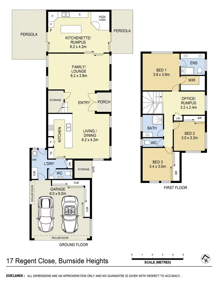 Floorplan of Homely house listing, 17 Regent Close, Burnside Heights VIC 3023