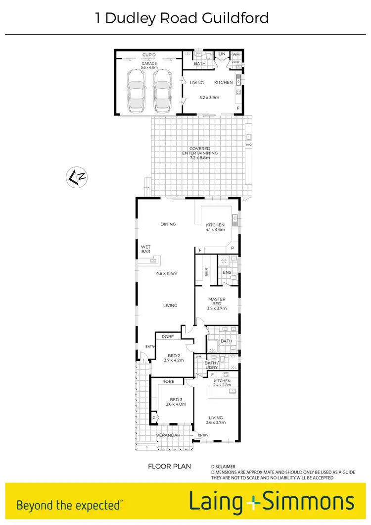Floorplan of Homely house listing, 1 Dudley Road, Guildford NSW 2161