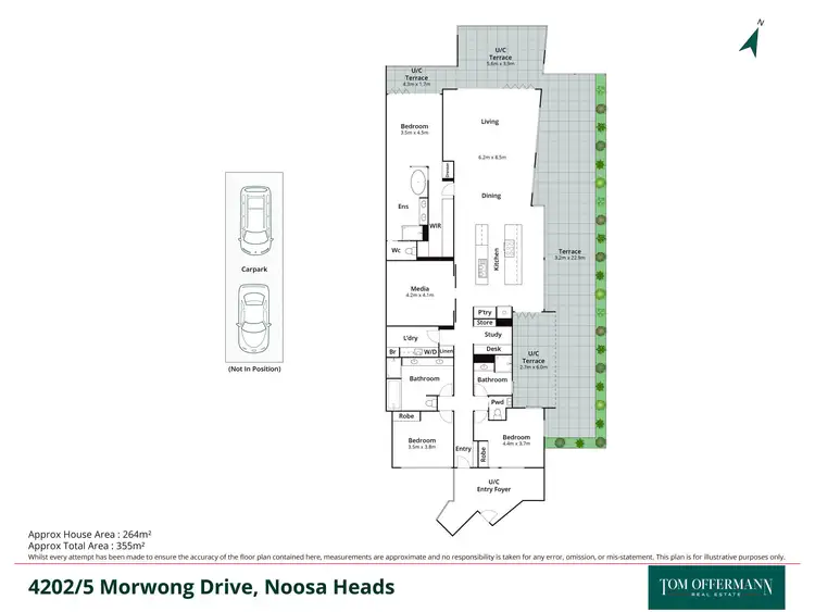 Floorplan of Homely unit listing, 4202/5 Morwong Drive, Noosa Heads QLD 4567