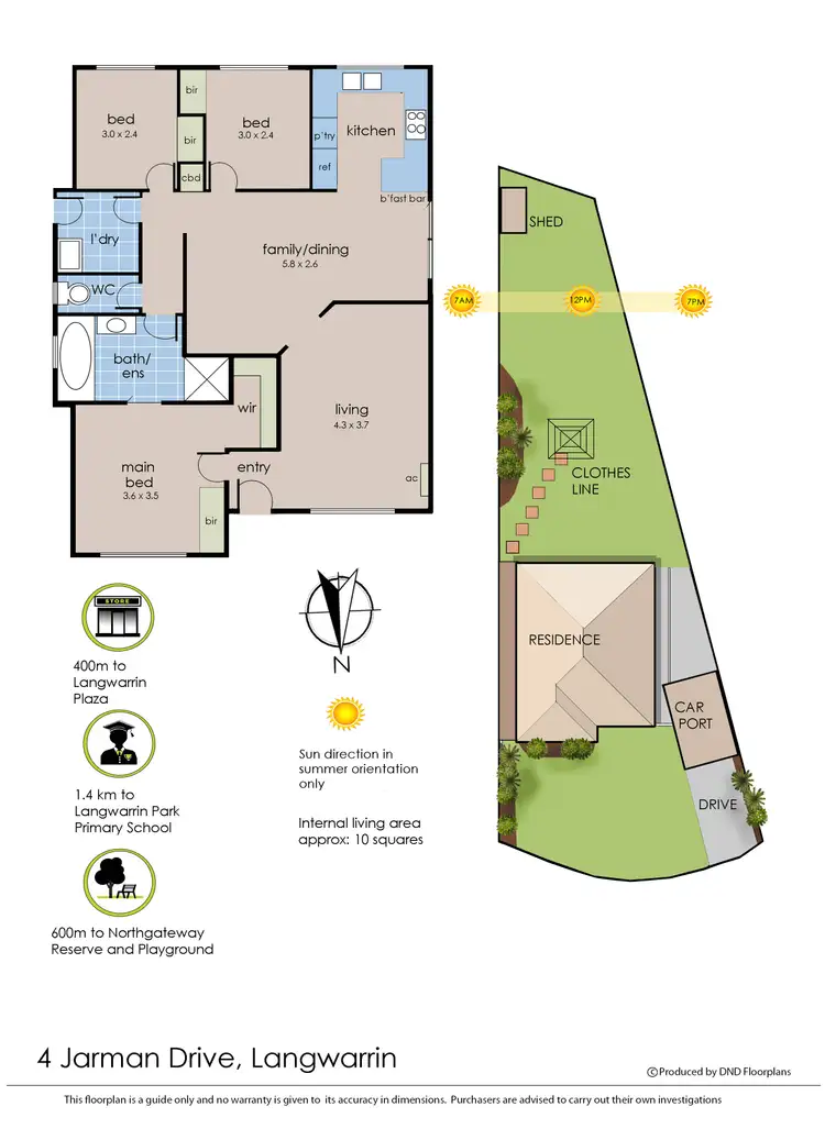 Floorplan of Homely house listing, 4 Jarman Drive, Langwarrin VIC 3910