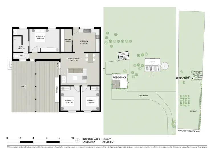 Floorplan of Homely rural property listing, 51 Winchester Crescent, Mudgee NSW 2850