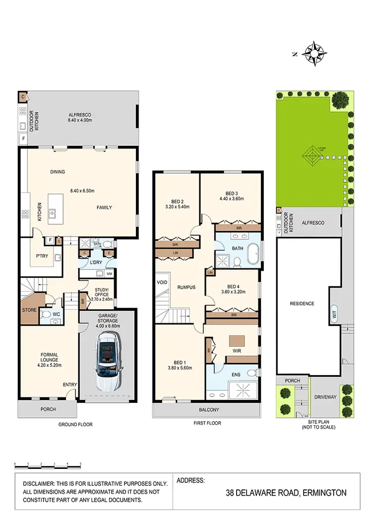 Floorplan of Homely house listing, 38 Delaware Road, Ermington NSW 2115