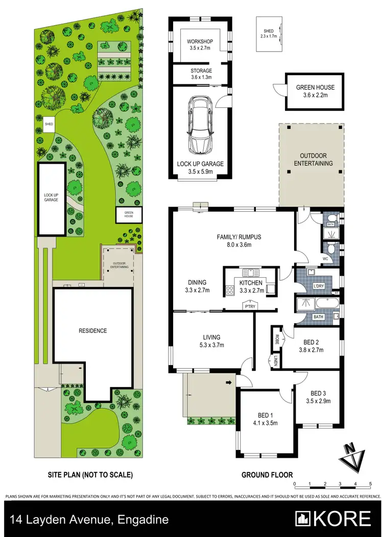 Floorplan of Homely house listing, 14 Layden Avenue, Engadine NSW 2233