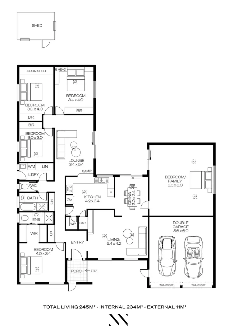 Floorplan of Homely house listing, 15 Glenwood Crescent, Kidman Park SA 5025