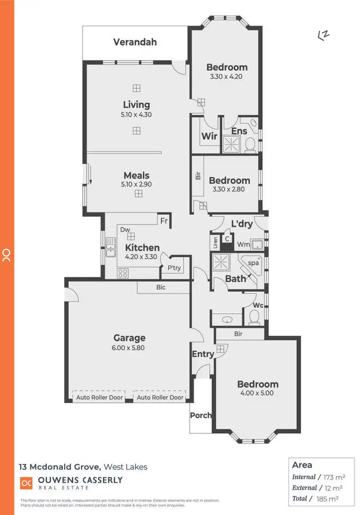 Floorplan of Homely house listing, 13 McDonald Grove, West Lakes SA 5021