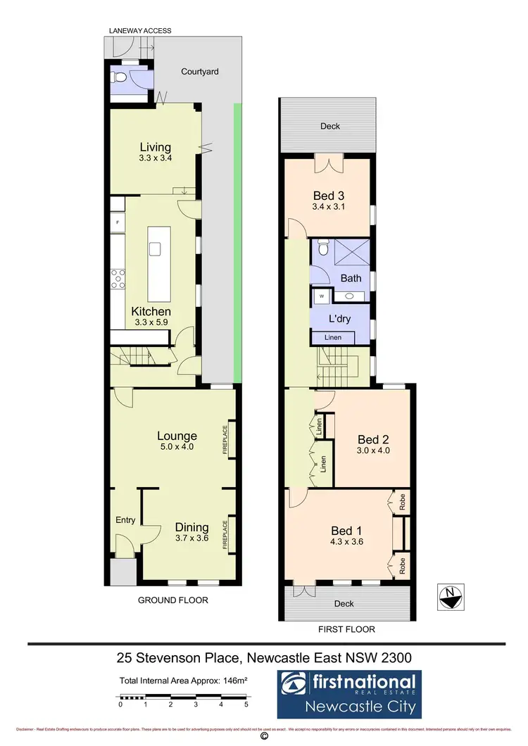 Floorplan of Homely terrace listing, 25 Stevenson Place, Newcastle East NSW 2300