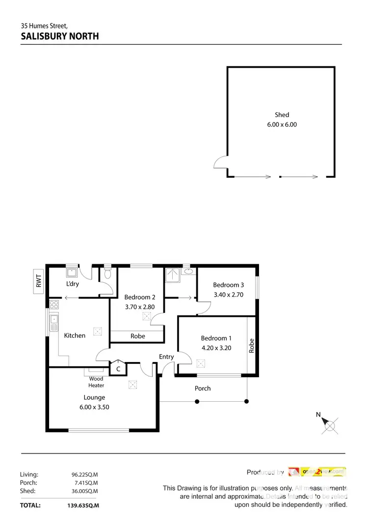 Floorplan of Homely house listing, 35 Hume Street, Salisbury North SA 5108