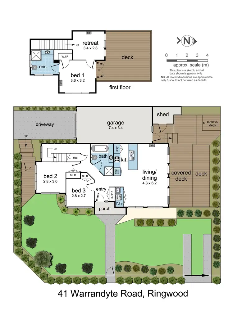 Floorplan of Homely house listing, 41 Warrandyte Road, Ringwood VIC 3134