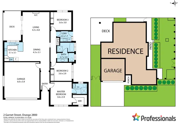 Floorplan of Homely house listing, 2 Garnet Street, Orange NSW 2800