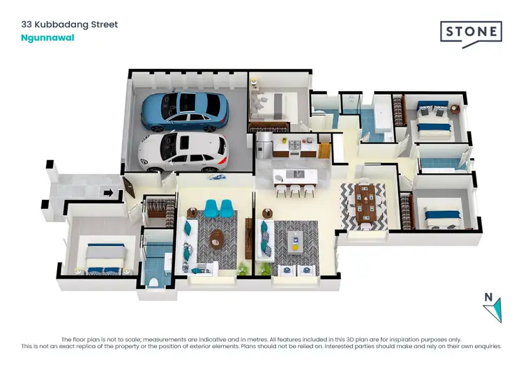 Floorplan of Homely house listing, 33 Kubbadang Street, Ngunnawal ACT 2913