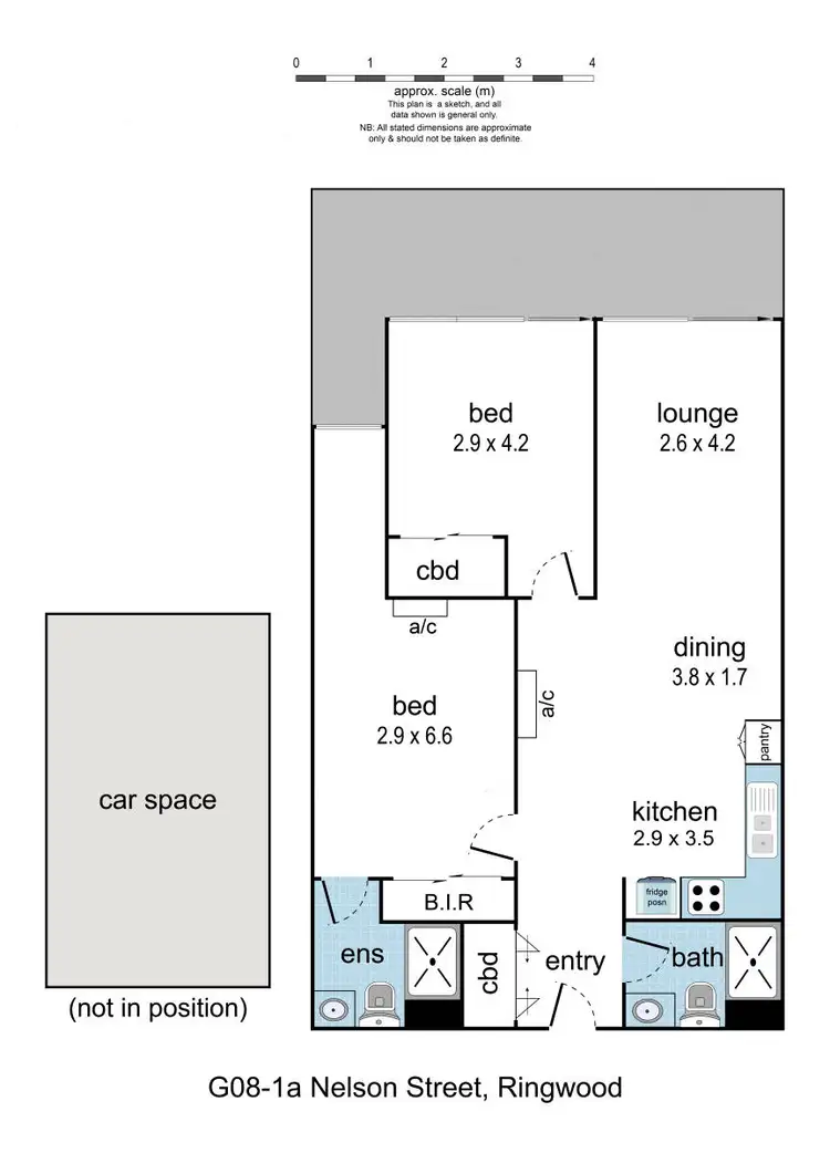 Floorplan of Homely apartment listing, G08/1A Nelson Street, Ringwood VIC 3134
