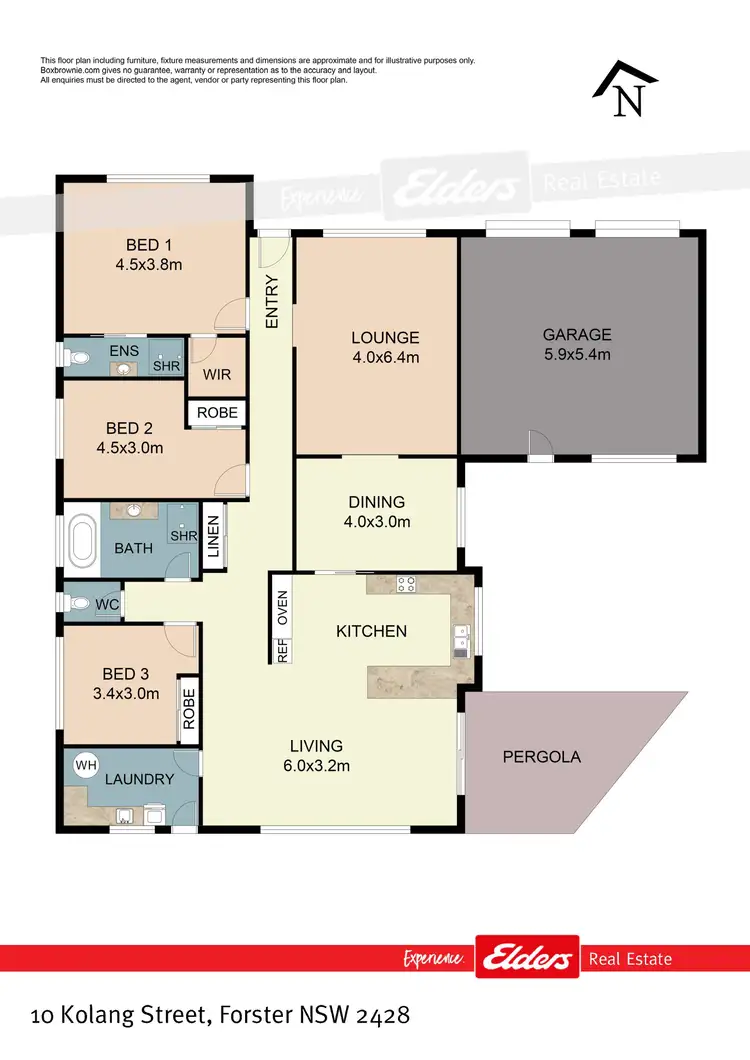 Floorplan of Homely house listing, 10 Kolang Street, Forster NSW 2428