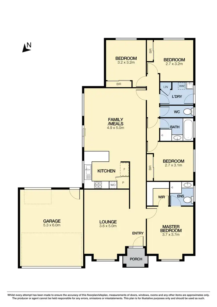 Floorplan of Homely house listing, 3 Gunuwarra Road, Cairnlea VIC 3023