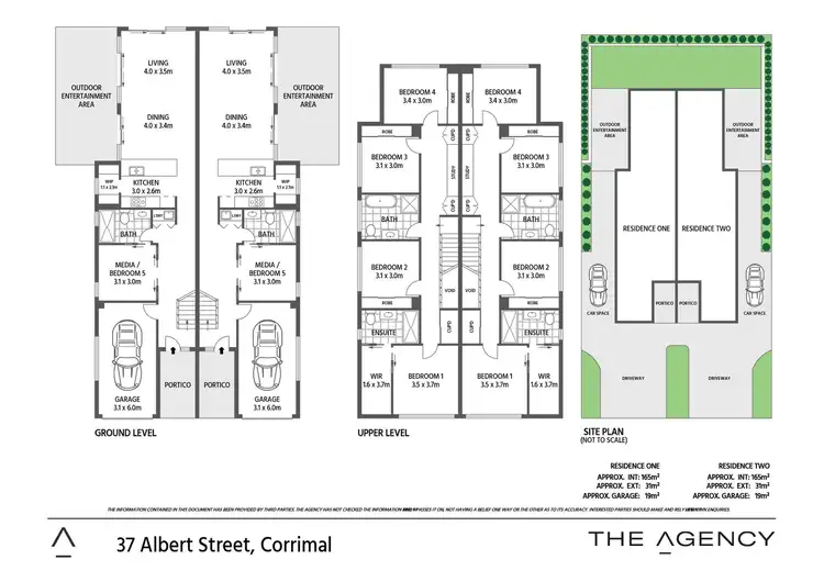 Floorplan of Homely semi-detached listing, 37A & 37B Albert Street, Corrimal NSW 2518