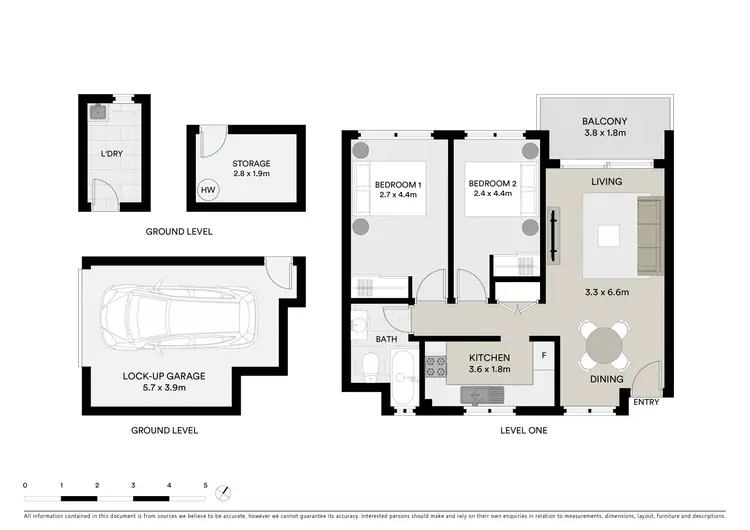 Floorplan of Homely apartment listing, 3/17 Oriental Street, Bexley NSW 2207