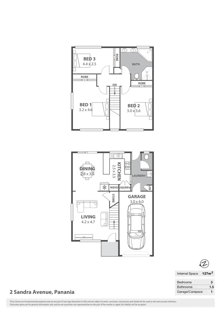 Floorplan of Homely semi-detached listing, 2 Sandra Avenue, Panania NSW 2213