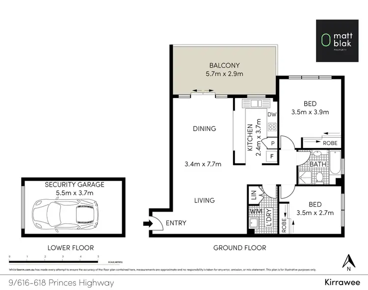 Floorplan of Homely apartment listing, 9/616-618 Princes Highway, Kirrawee NSW 2232