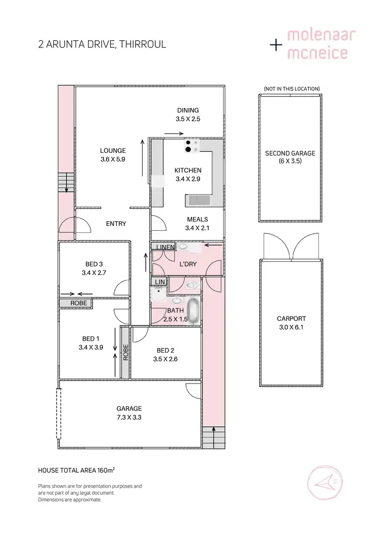 Floorplan of Homely house listing, 2 Arunta Drive, Thirroul NSW 2515