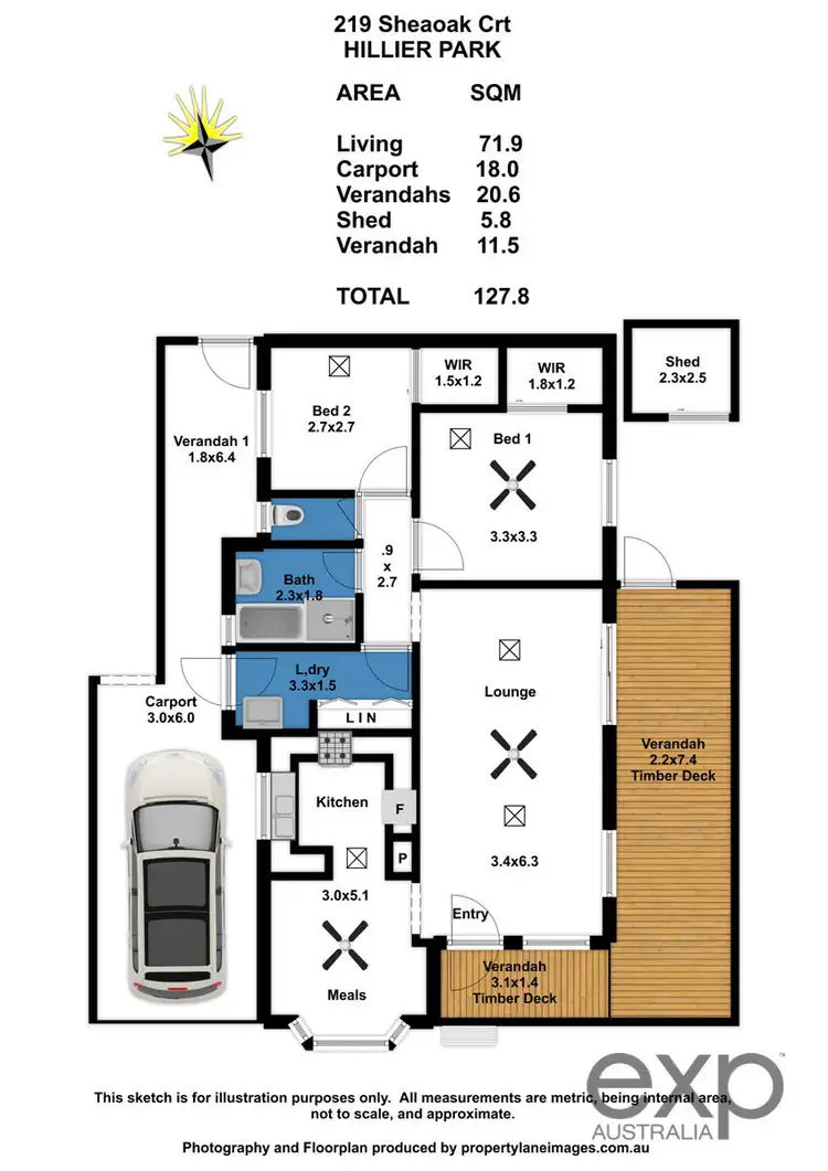 Floorplan of Homely house listing, 219/36 Hillier Road, Hillier SA 5116