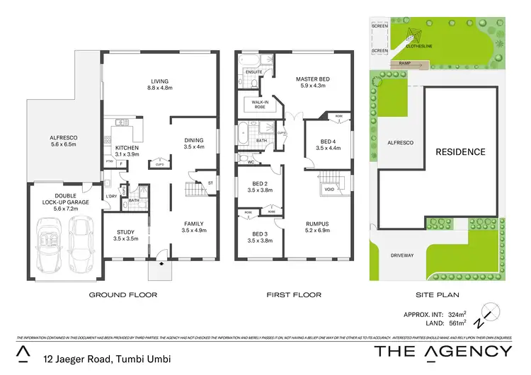 Floorplan of Homely house listing, 12 Jaeger Road, Tumbi Umbi NSW 2261