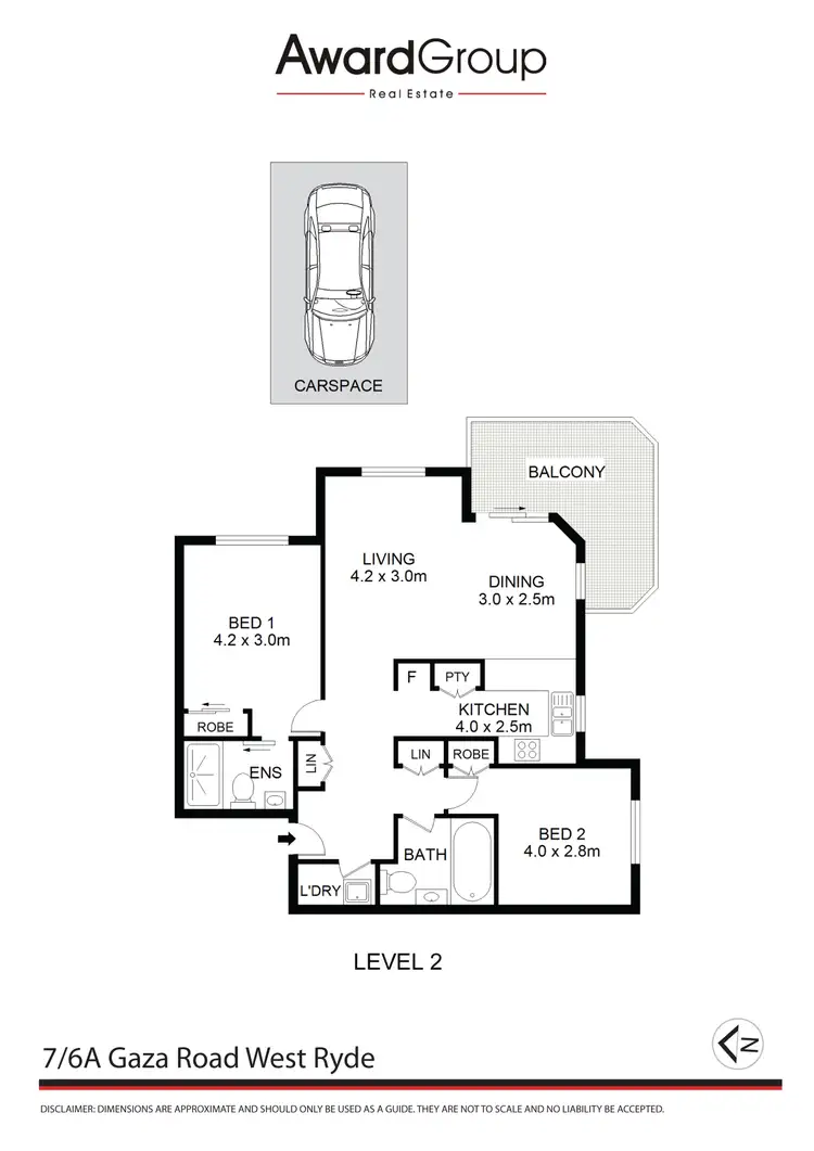 Floorplan of Homely unit listing, 7/6A Gaza Road, West Ryde NSW 2114