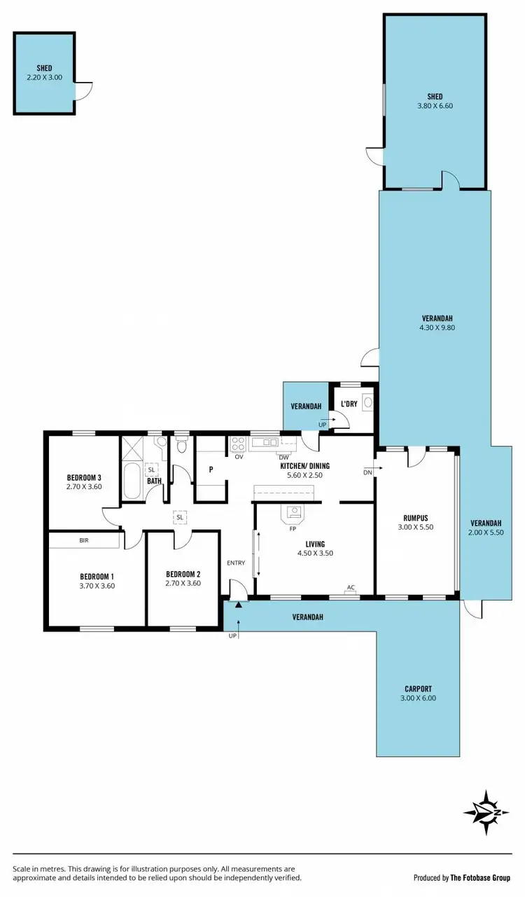 Floorplan of Homely house listing, 9 Melinda Road, Hackham SA 5163