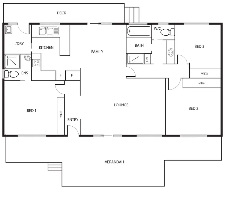 Floorplan of Homely house listing, 4 Bond Street, Gunning NSW 2581