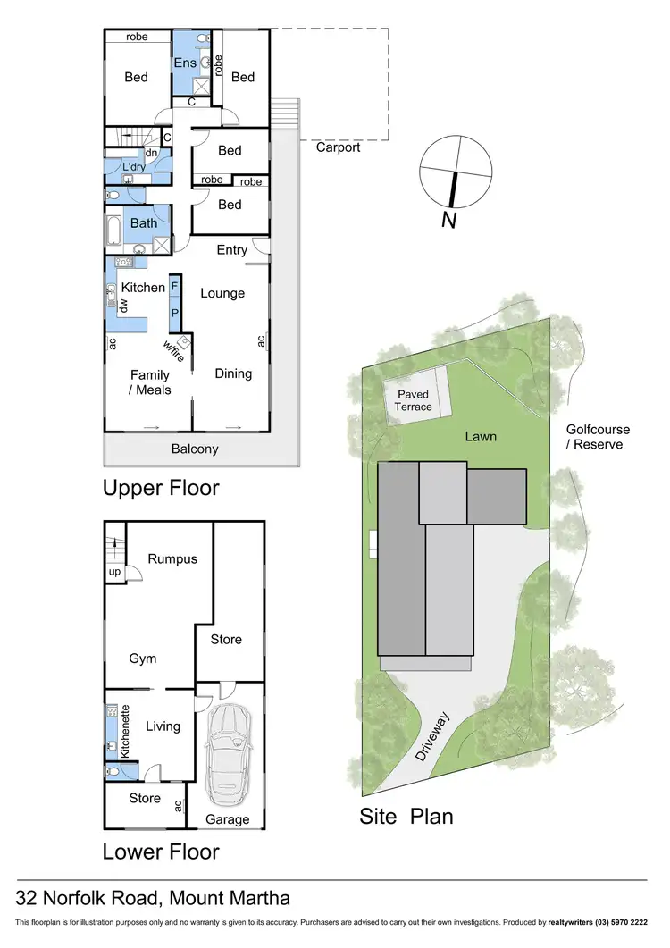 Floorplan of Homely house listing, 32 Norfolk Road, Mount Martha VIC 3934