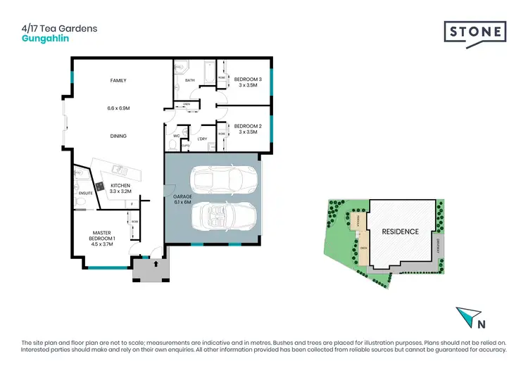 Floorplan of Homely unit listing, 4/17 Tea Gardens, Gungahlin ACT 2912