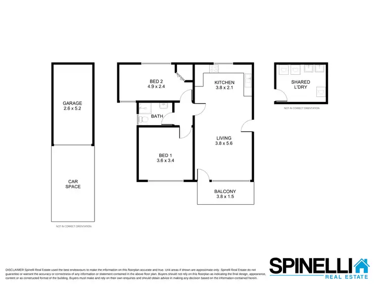Floorplan of Homely apartment listing, 8/57 Smith Street, Wollongong NSW 2500