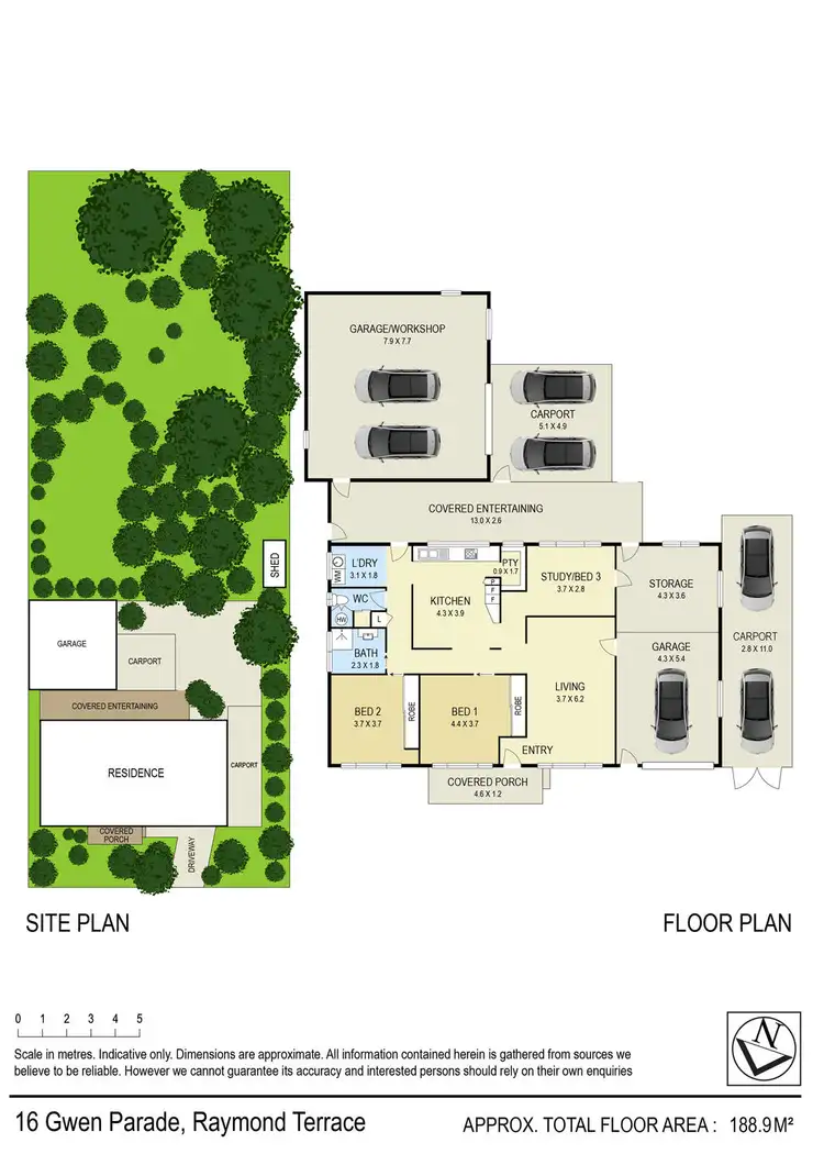 Floorplan of Homely house listing, 16 Gwen Parade, Raymond Terrace NSW 2324