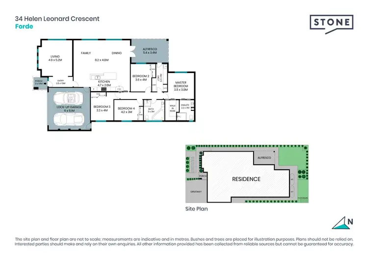 Floorplan of Homely house listing, 34 Helen Leonard Crescent, Forde ACT 2914