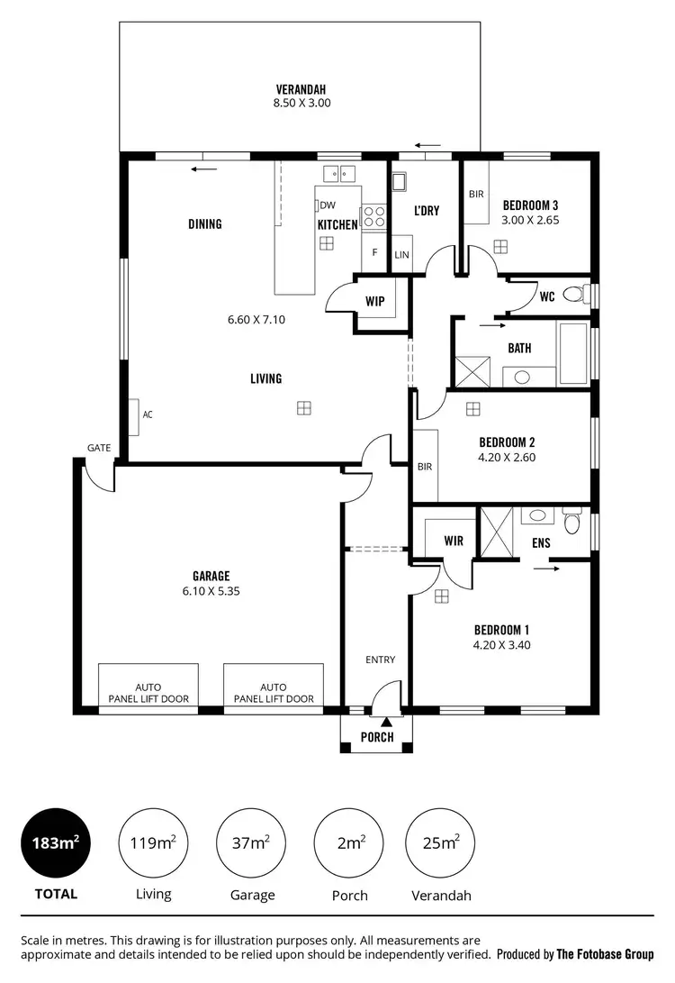 Floorplan of Homely house listing, 10 Armagh Avenue, Hectorville SA 5073